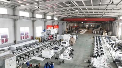 China 3lpe coated pipe blasting and coating process line，China equipment manufacture for sale