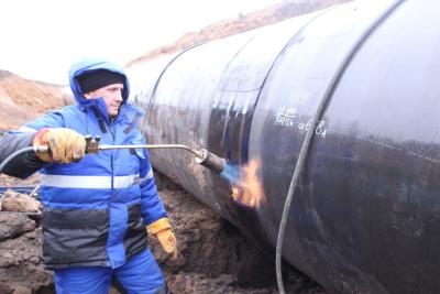 China Heat Shrink Sleeve Tape For 3LPE Coating Pipe Gas Pipeline en venta