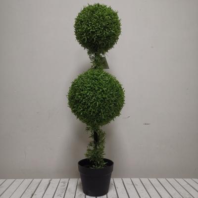 China Dajia 4 Foot Artificial Tree , Faux Boxwood Balls Outdoor With 15 Years Life Span for sale
