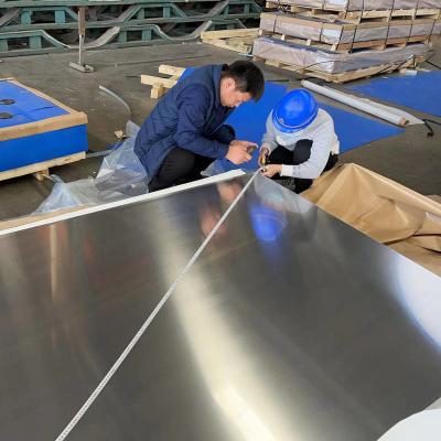China 1200 x 2400 Wand-Aluminiumblatt-Platte 0.1mm 0,5 Millimeter 0.3mm 0.7mm 0,8 Millimeter 1050 1060 1100 zu verkaufen