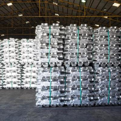 China Customized Aluminum Alloy Ingot Al99.70 Al99.50 Al99.90 Silvery For Building for sale