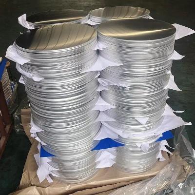 China Folha reflexiva de alumínio disco redondo placa circular 1050 1060 1100 H14 à venda