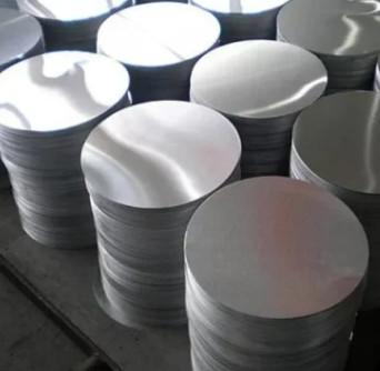 China Placa circular de liga de alumínio branco prateado 0,36-10 mm para indústria e decoração à venda