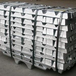 China 99.7%  99.8% 99.9% Aluminum Alloy Ingot For Discontinuous Melting With Scrap for sale