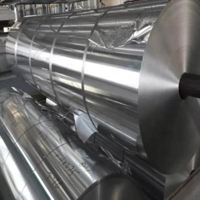 China Metallized Printing Craft Aluminum Foil Coil 1100 1060 3303 5052 Jumbo Rolls for sale