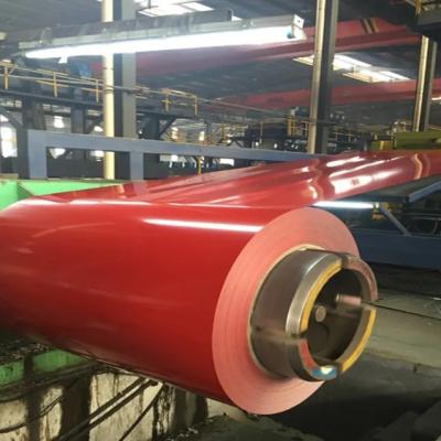 China Color Coated PPGL Galvalume Steel Coils AZ150 Aluzinc Prepainted Width 762 900mm for sale