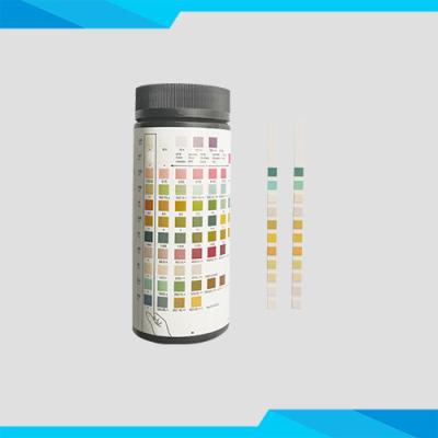 China 1-14 Parameter Urine Test Solution , Urinalysis Reagent Strips Biochemical Assay for sale
