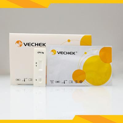 China White Rapid CPV Antigen Test Kit With Testing Window for sale