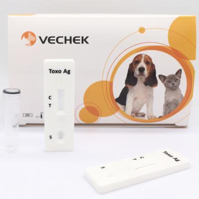 China One Step Canine Toxoplasma Gondii Rapid Test Cassette for sale