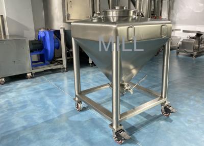 China Stainless Steel Vacuum Conveyor For Powder Pharmaceutical Ibc Tote Bin Tank for sale