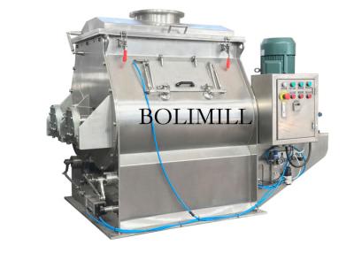 China Máquina comercial química horizontal del mezclador de paleta del eje del polvo 300L en venta