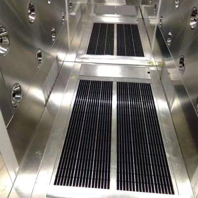 China Belt Brush Sole Cleaning Machine Embeded For Air Showering Room en venta
