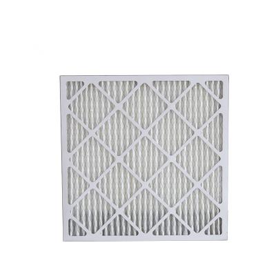 China MERV 11 Pleated AC Furnace Paperboard Panel Air Filters Light weight for sale