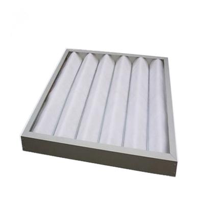 China white G4 Thick 96mm Air Filter Panels Galvanized Steel Frame for sale