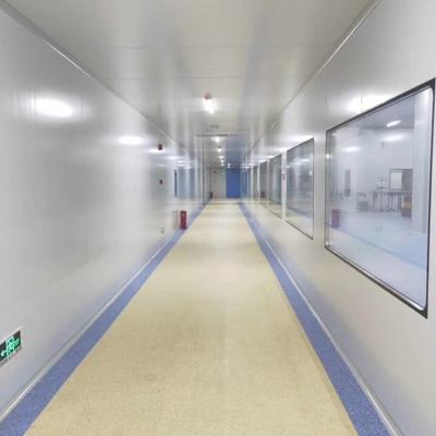 China Dust Free Cleanroom Toughened Glass Window Inlined With SS304 for sale
