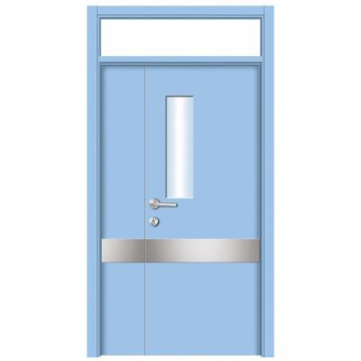 China light blue antibacterial thick 50mm Hermetic Doors For Hospitals for sale