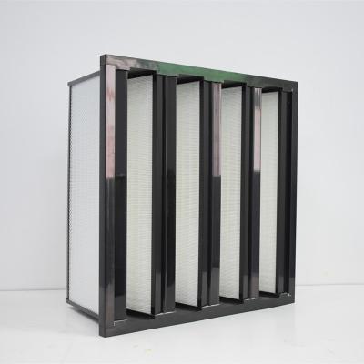 China H14  V Cell Air Filtration 99.99% ABS Frame Cleanroom HEPA Filters for sale