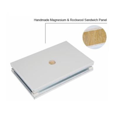 China Waterproof Magnesium GMP Rockwool Sandwich Panel Thickness 100mm for sale