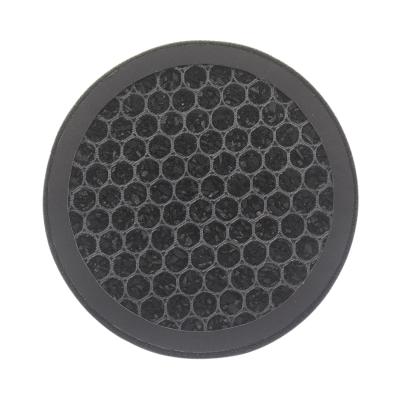 China Compressued Particle H13 HEPA Pleated Cylinder Air Filter Carbon Pellets for sale