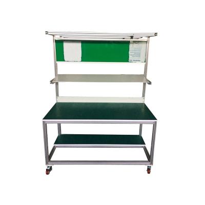 China Height Adjustable ESD Laminar Air Flow Cabinet Durable Antistatic Bench for sale
