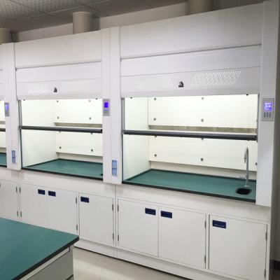 China downflow One Piece 62dB Laboratory Fume Hood coated color steel for sale