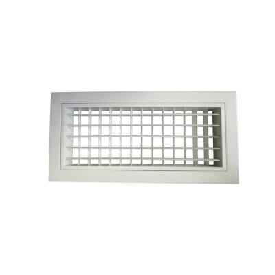 China Double Deflection 0.8 1.0mm Aluminum Air Duct Grilles for sale