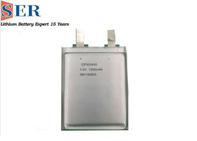 中国 Limno2超薄い電池CP303450 SERは3vプリズム リチウム マンガン3vの柔らかいパック電池を分ける 販売のため