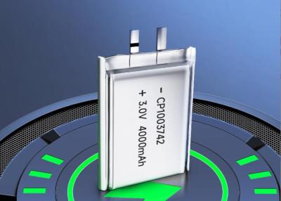 Chine Pile de CP1003742 Li MnO2 de paquet mou non rechargeable de la batterie au lithium 3V à vendre