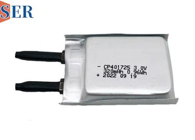 China Celdas de bolsas de baterías ultra delgadas prismáticas y desechables Limno 2 CP401725 para rastreador en venta