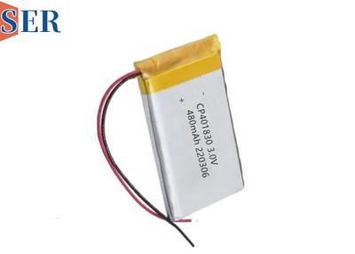 Китай Не перезаряжаемая мягкая упаковка Li Mno2 батарея CP401830 3.0V 400mah для датчика мочи продается