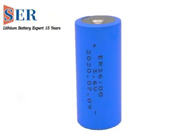 China 26*100mm Li-SOCL2 Battery ER26100 ER261020 High Capacity Pulse Current 600mA -40-165℃ degree high temperature battery for sale