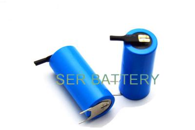 China Size 2/3 A Dry Cell Lithium Battery ER17335M 3.6V High Power With Solder Pins for sale