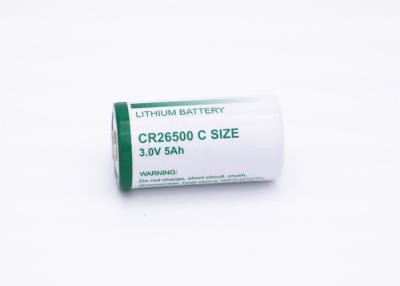 China Vida útil longa alta preliminar de corrente de descarga da bateria CR26500 do lítio MNO2 do tamanho de C à venda