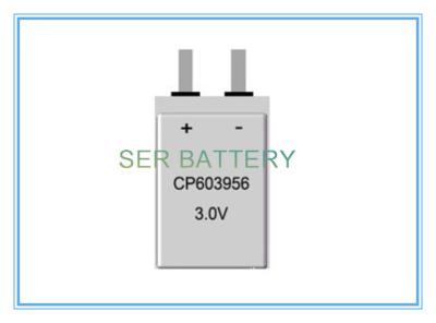 China Alta batería ultra fina LiMNO2 CP603956 3200mAh de la capacidad 3,0 voltios para Smart Card en venta