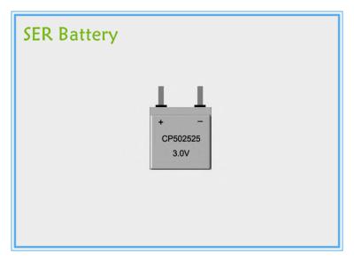 Chine Batterie flexible mince de CP502525 3.0V, lithium plat Ion Battery Pack For RFID/jouet électronique à vendre