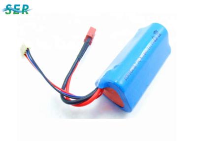 China Remote Control Helicopter Quadcopter Drone Battery High Current 18650 Li Ion 11.1V 1500mAh for sale