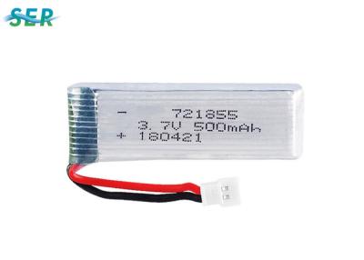 China Intelligent RC Clipo Battery Pack 20C 721855 3.7 Volt 500mAh Pollution Free for sale