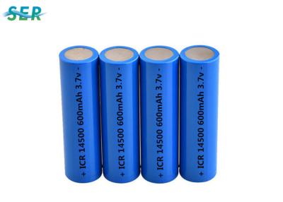 China AA Size Lithium Ion Rechargeable Battery Pack 14500 3.7v 700mah For Electric Toothbrush for sale