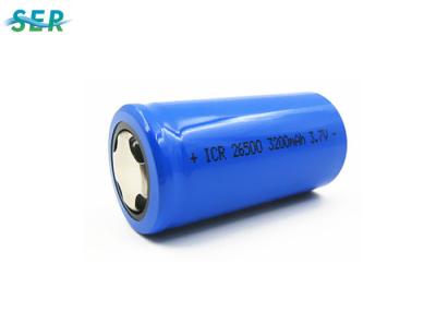 China La célula cilíndrica de la talla 26500 recargable de Li Ion Battery 3.7V 3200mAh D de la alta capacidad para de destello se enciende en venta
