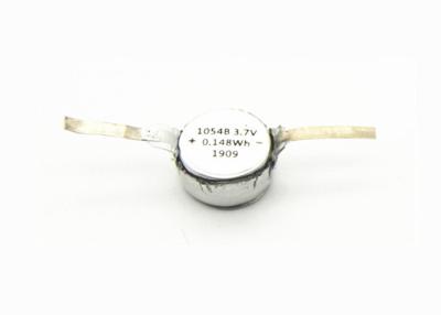 中国 45mAh 1040 1055の3.7ボルトのリチウム ポリマー電池のリチウム ポリマー硬貨の細胞 販売のため