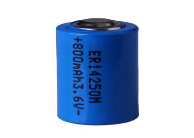 China LS14250M Li SOCl2 Lithium Primary Battery 1/2AA Size R6 ER14250M 800mAh For CNC Machine Tools for sale