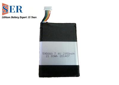 China Customize Lithium Polymer Battery 7.4V Lipo 595080 BQ27200 Lithium Ion Polymer Cell for sale