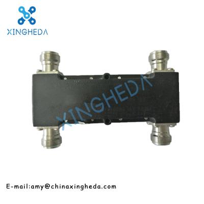 China RF 2 in 2 out wide band DIN Connector Hybrid 3dB Bridge Coupler Combiner for sale