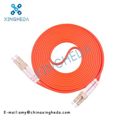 China LC-LC Tail fiber multimode duplex fiber jumper twin core 3m 5m 10m 15m for sale