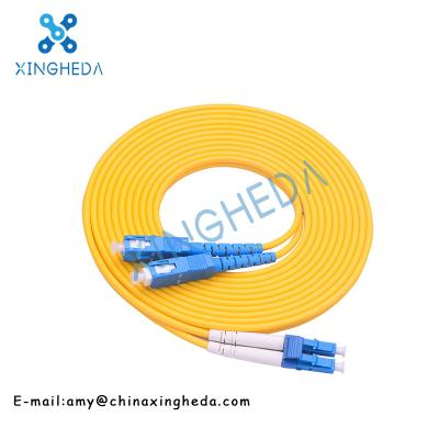 China Fibra 3M los 5m 10m de la cola de la red del puente de la fibra del solo modo de LC-SC el 15m los 20m en venta
