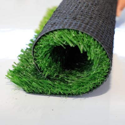 China 20mm Football Artificial Grass Floor Carpet Unfilled Artificial Grass for sale