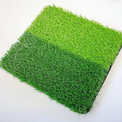 China Artificial Grass Wholesale Outdoor Natural Garden Carpet Unfilled Football Grass Artificial Turf Rug Green Carpet Synthetic for sale