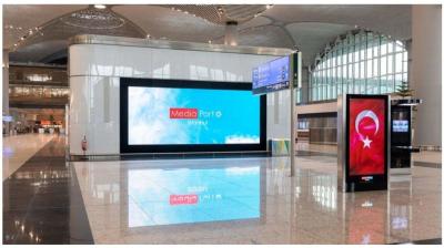 China Airport Use LED Large Screen Display Anti Shake Digital Signage LED Screen Shenzhen Factory for sale