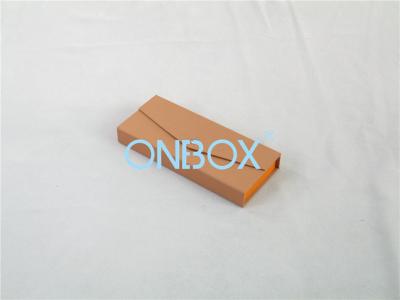China Folding Printed Pen Packaging Box , Brown Pen Presentation Box for sale