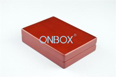 China Matt Painted Wooden Box Solid Wood Square Boxes For Single Commemorative Coin for sale